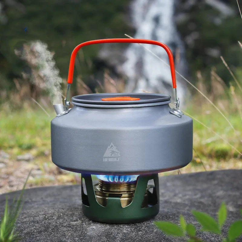 Male Wolf Outdoor Kettle Wild Tea Set - Bellarte Enchanté Male Wolf Outdoor Kettle Wild Tea Set